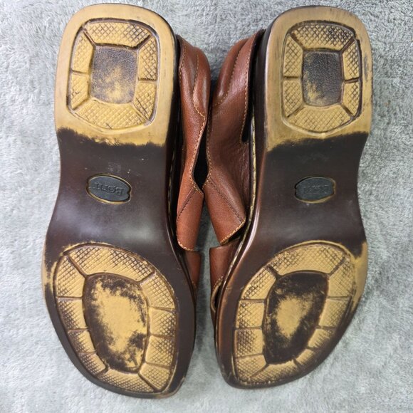Womens Born Brown Leather Sandals Adjustable Straps Comfortable Casual Size 8 - Picture 8 of 8